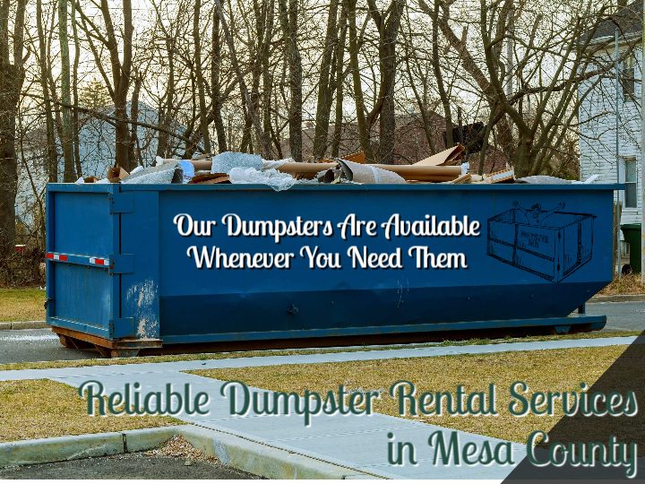 Reliable Dumpster Rental Services Mesa County