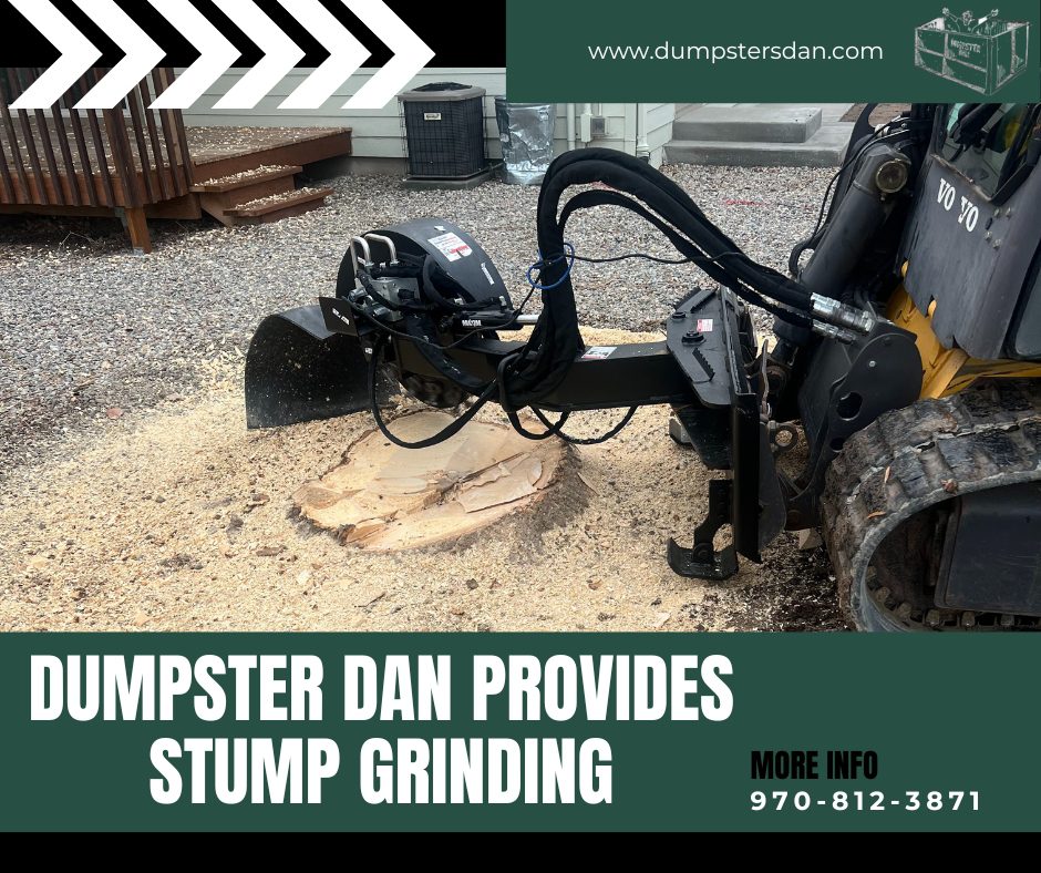 We understand that stump grinding