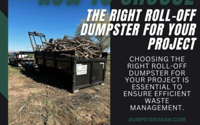 The Advantages of Roll-Off Dumpster Rentals for Dumpster Dan in the Grand Junction, CO Area