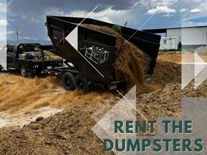 Renting a roll-off dumpster from Dumpster Dan's